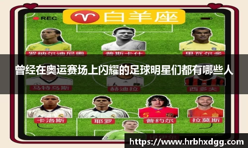 曾经在奥运赛场上闪耀的足球明星们都有哪些人